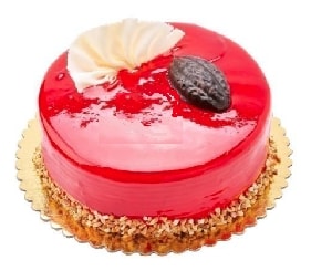 Taze Üretilmiş 6–9 Kişilik Sade Klasik Frambuazlı Yaş Pasta